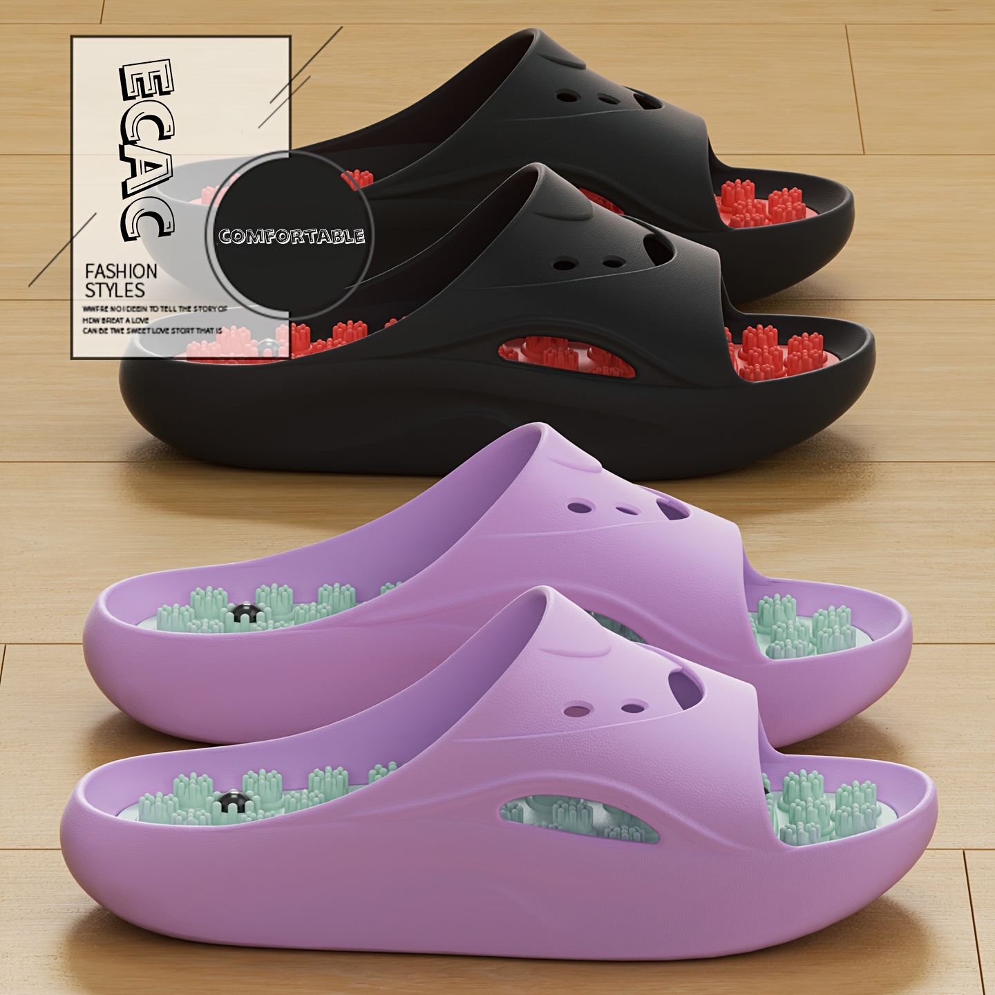 Men Shoes Men - Dames Heren EVA Massageslippers Dikke Zool