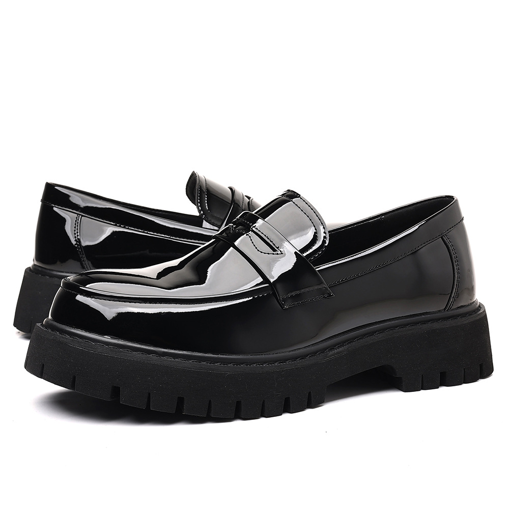Men'S Shoes Hush Puppies - Nieuwe herenloafers instapper PU lederen vrijetijdsschoenen