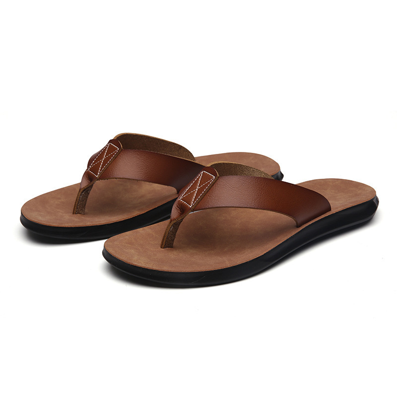 Men'S Shoes Hush Puppies - 38-47 Nieuwe Italiaanse Lederen Slippers voor