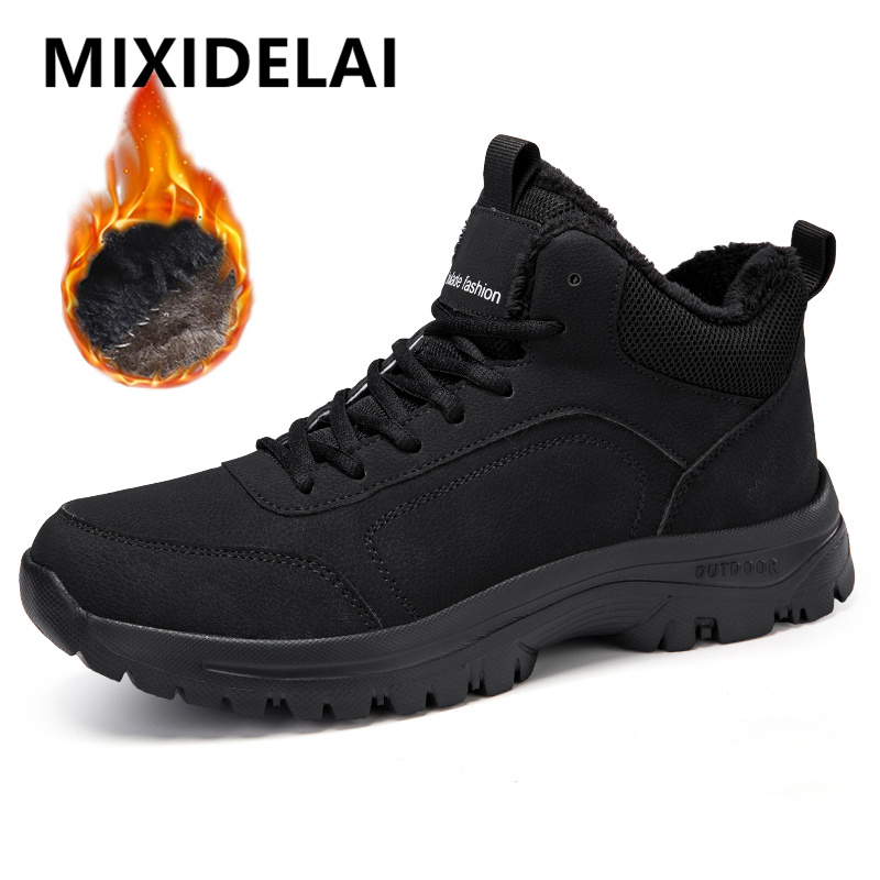 Winter Boot Insulated - Winter herenlaarzen Warme pluche heren snowboots