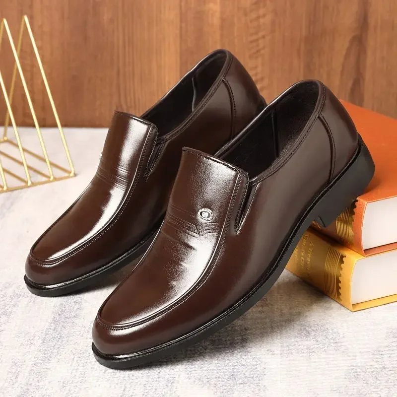 Men Shoes On Clearance - Bruin Zwart Heren Formele Schoenen Leer