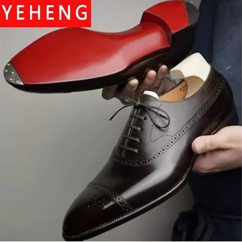 Men Shoes Red Bottom - Heren Formele Schoenen Rode Zool Mode