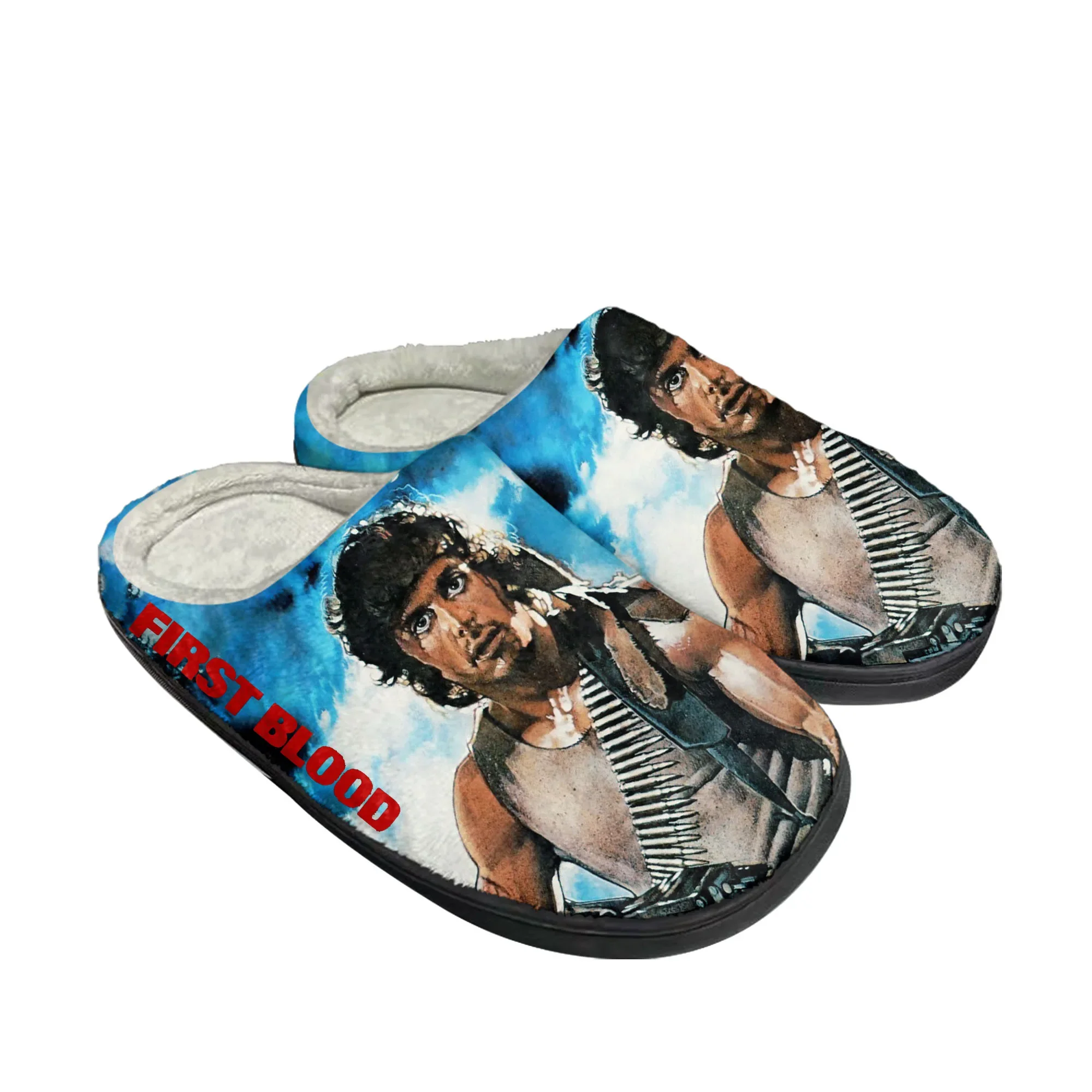 Men Shoes Winter - First Blood Movie Home Katoenen pantoffels