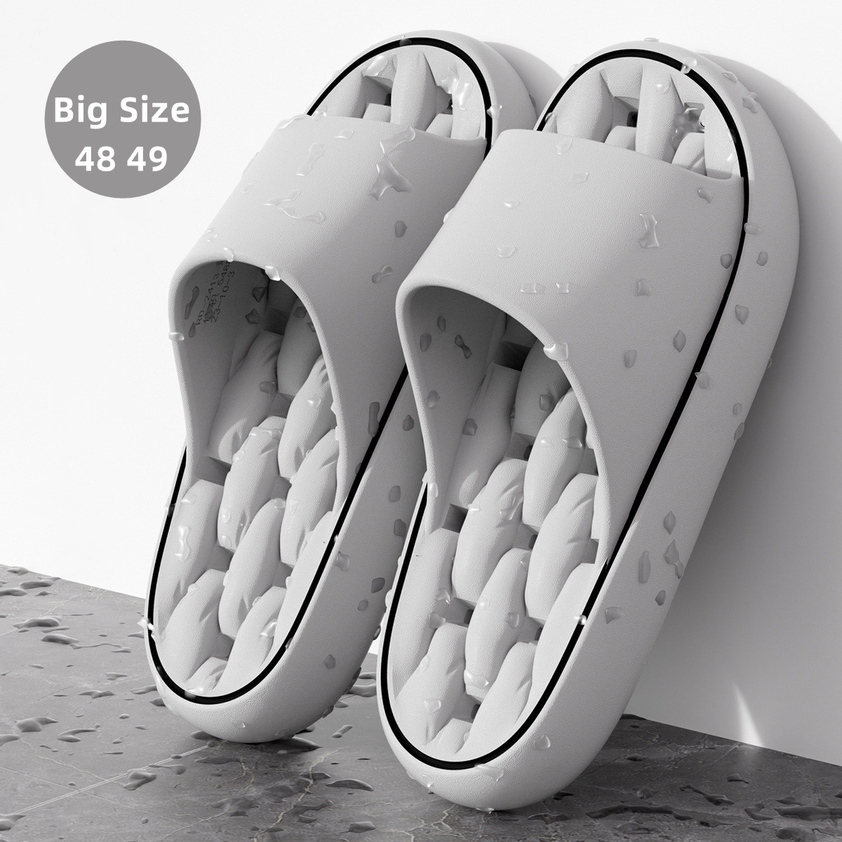 Men'S Shoes With Platform - Grote Maat 48 49 Badkamer Slippers