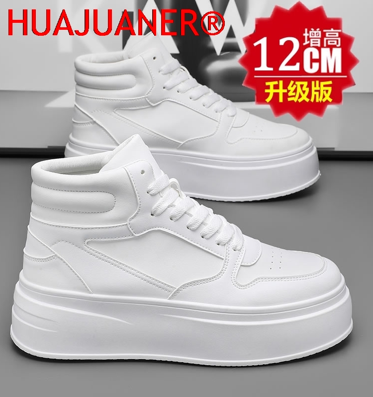 Men'S Shoes Hush Puppies - Hoge heren schoenen met binnenverhoging, leren