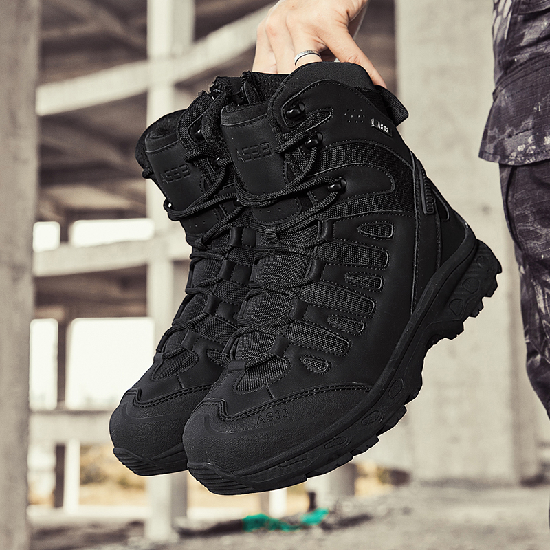 Men'S Shoes Hiking - Tactische laarzen voor heren, met veters,