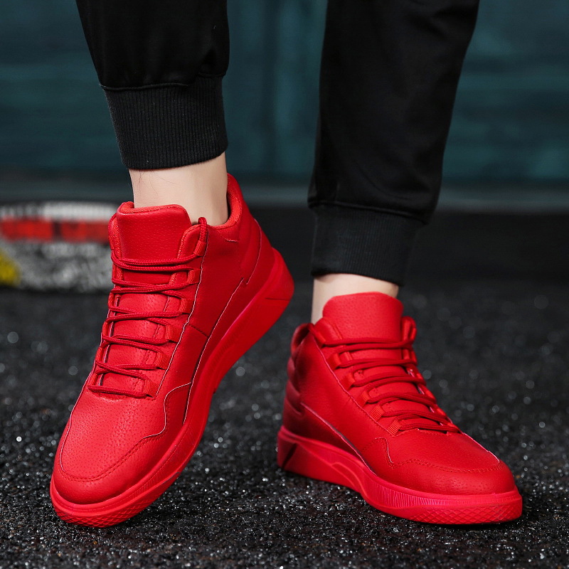 Warm houden Rode hoge leren sk - Men Shoes Red Bottom recensie en prijs