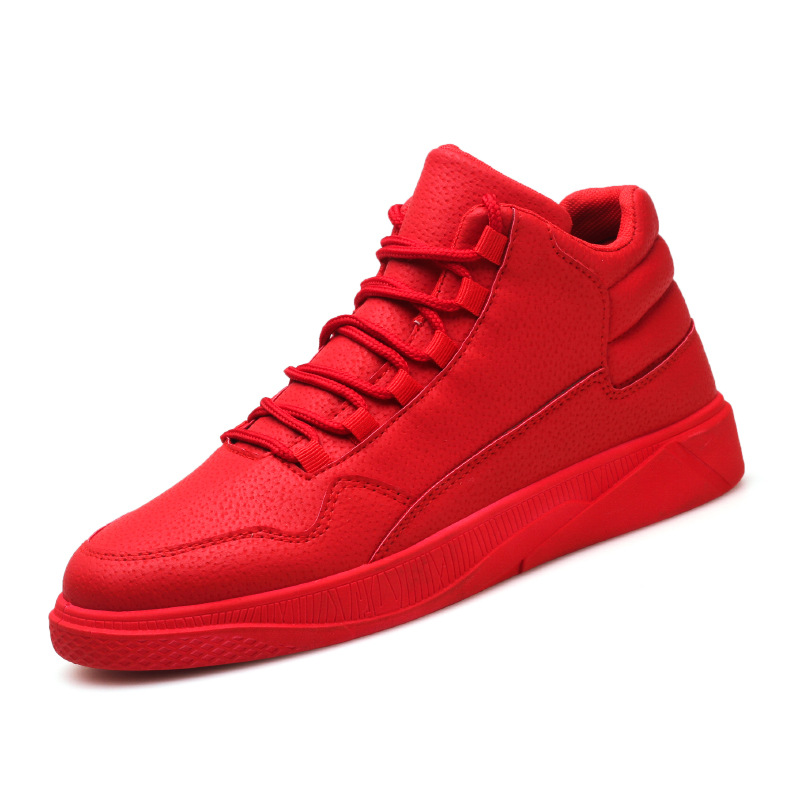 Warm houden Rode hoge leren sk - Men Shoes Red Bottom recensie en prijs