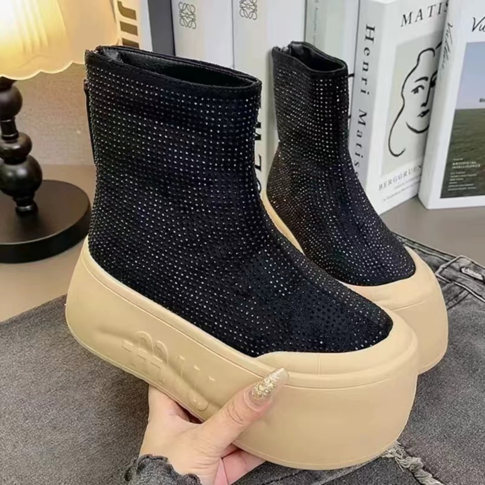 Luxe strass dameslaarzen mode  - Winter Boot Insulated recensie en prijs
