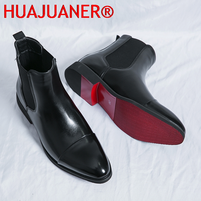 Zwarte Chelsea-laarzen voor he - Men'S Shoes Hush Puppies recensie en prijs