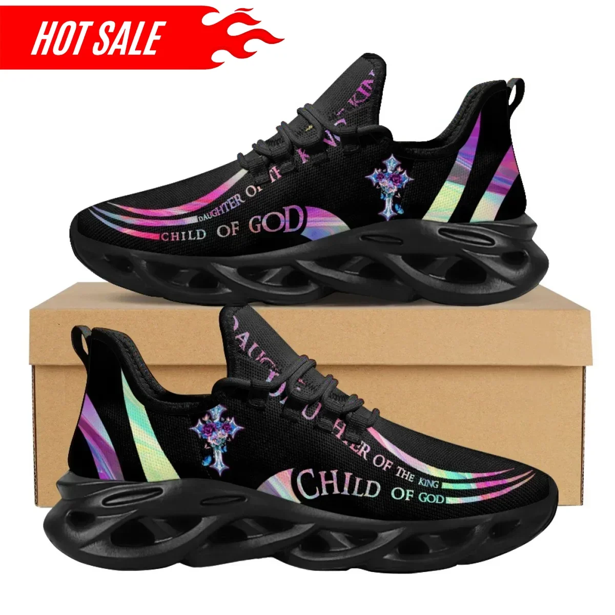 Hot Cross Christian God Print  - Men'S Training Shoes recensie en prijs