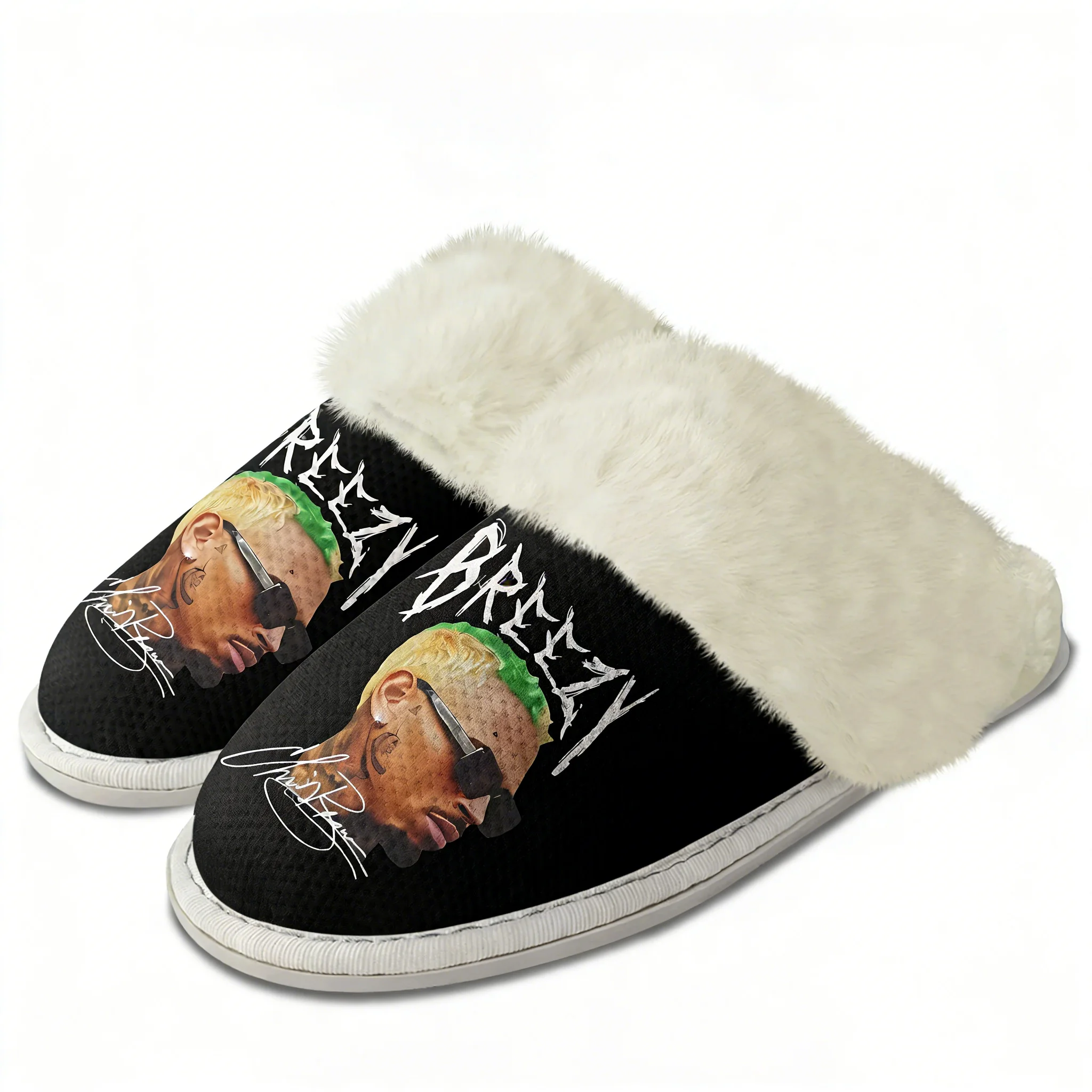 Chris Brown pluche pantoffels  - Men Shoes Winter recensie en prijs