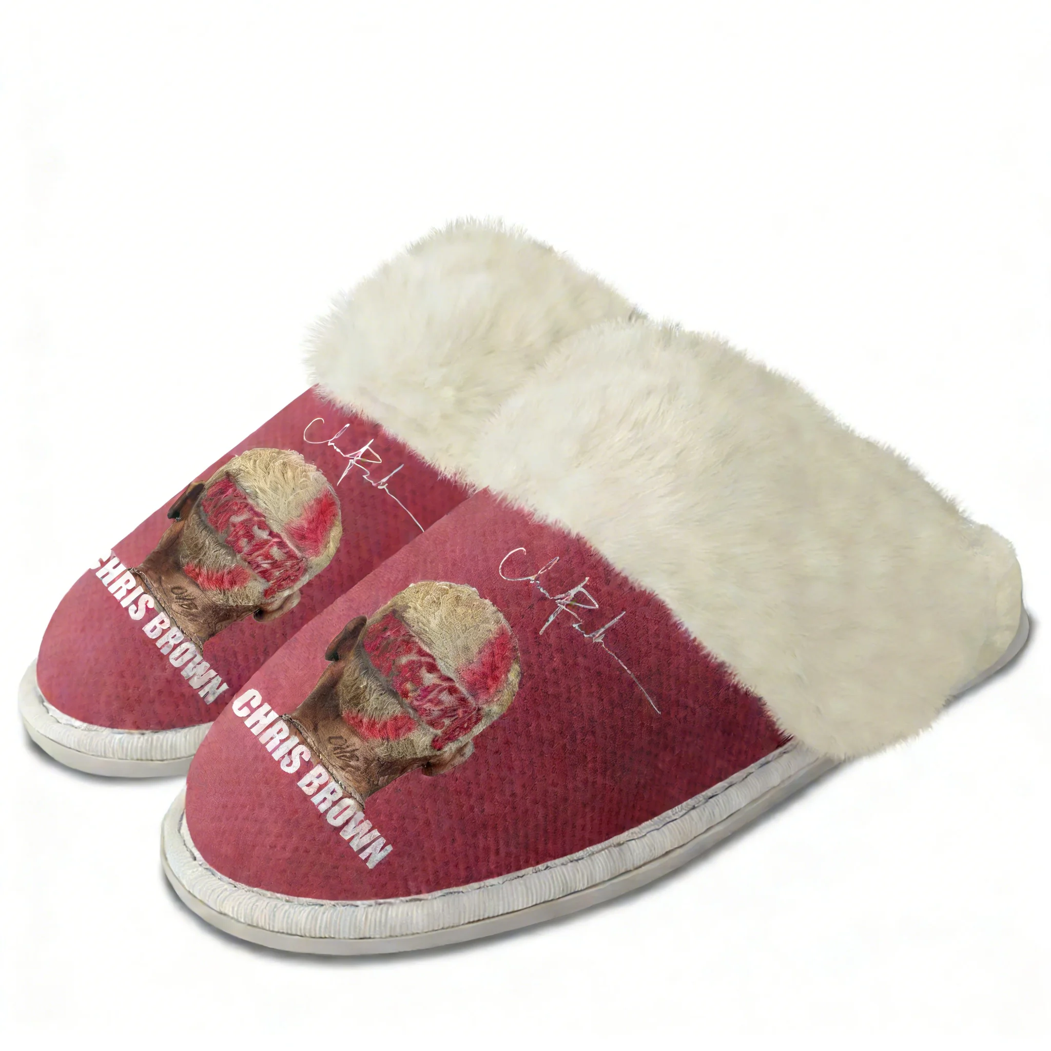Chris Brown pluche pantoffels  - Men Shoes Winter recensie en prijs