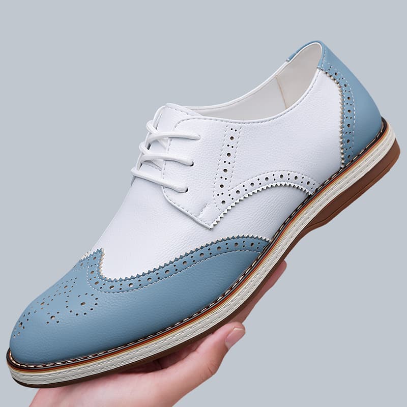 Heren Wit Blauw Tweekleurige B - Men'S Shoes Hush Puppies recensie en prijs