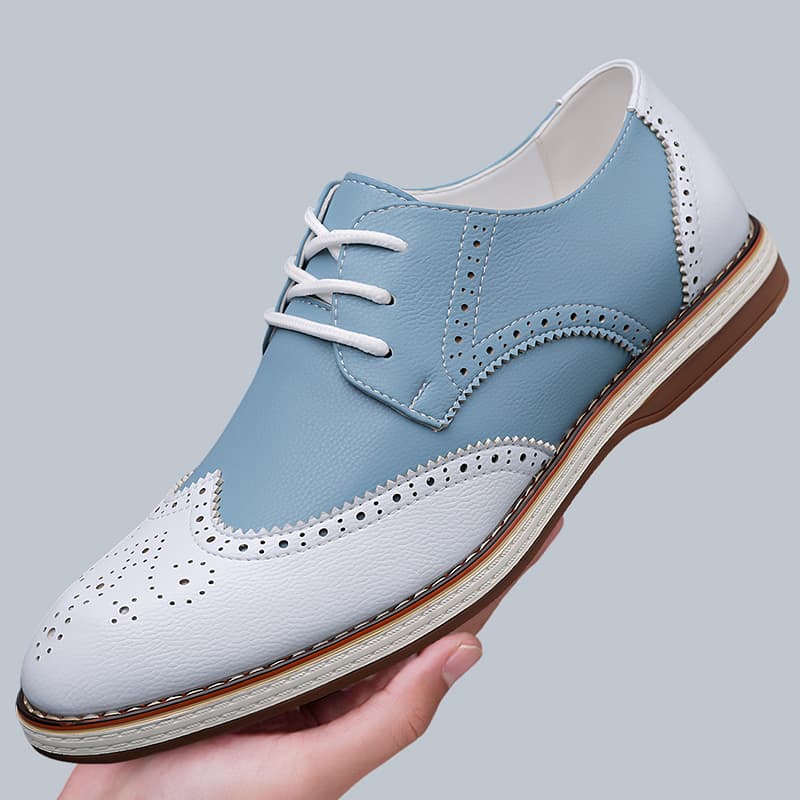 Heren Wit Blauw Tweekleurige B - Men'S Shoes Hush Puppies recensie en prijs