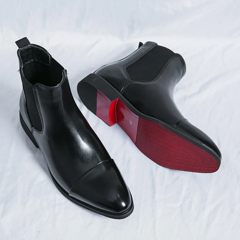 Herenlaarzen Zakelijke enkella - Men Shoes Red Bottom recensie en prijs