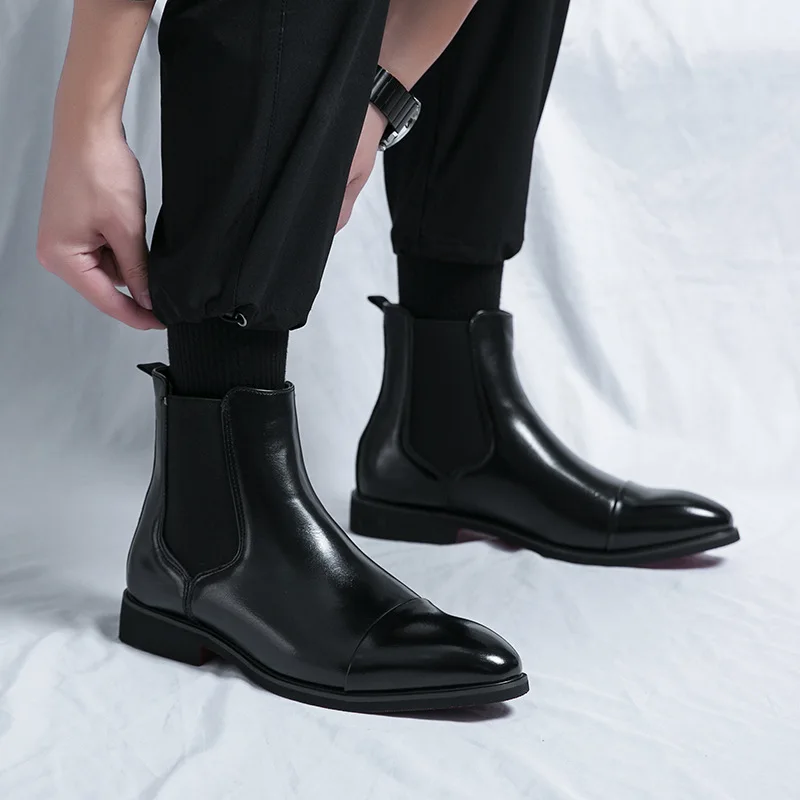Herenlaarzen Zakelijke enkella - Men Shoes Red Bottom recensie en prijs
