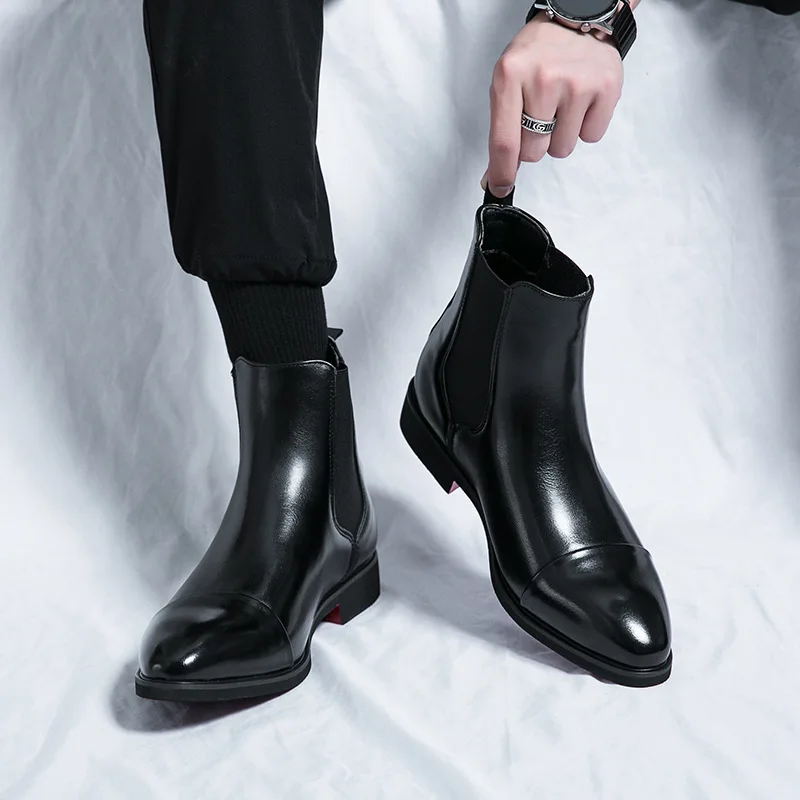 Herenlaarzen Zakelijke enkella - Men Shoes Red Bottom recensie en prijs