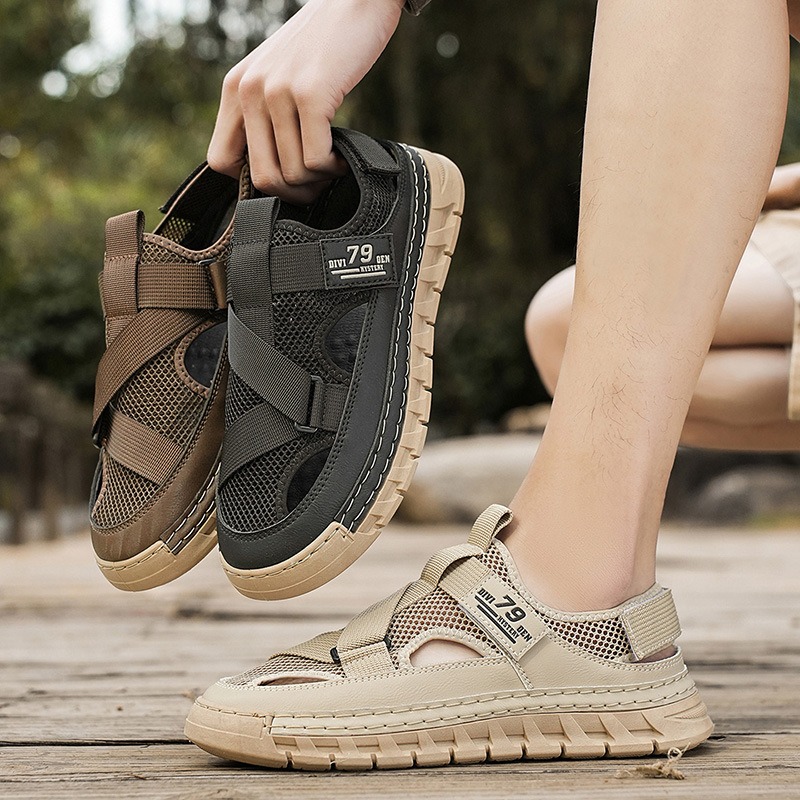 Herensandalen Zomer Mesh Ademe - Sandal Sport Outdoor recensie en prijs
