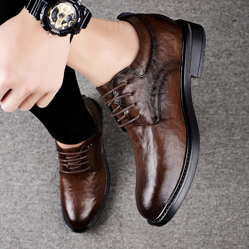 Leren casual verhogende schoen - Men'S Shoes Hush Puppies recensie en prijs